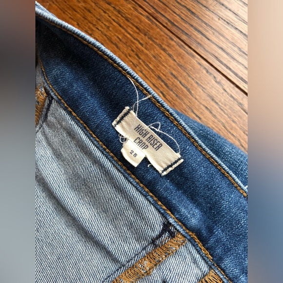 Madewell Women’s 28 High-Rise Crop Medium Wash Jeans - EUC! - Picture 5 of 13